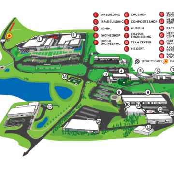 Hendrick Campus Map